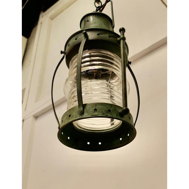 Copper Ships Hanging Lights, 1960s, Set of 2 For Sale - Image 9 of 10