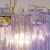 Chandelier with Murano Glass Cylinders in Blue-Purple Color, Italy, 1990s For Sale - Image 10 of 12