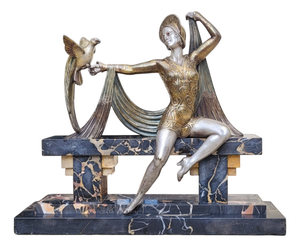 Molins, Art Deco Sculpture, 1920s, Bronze