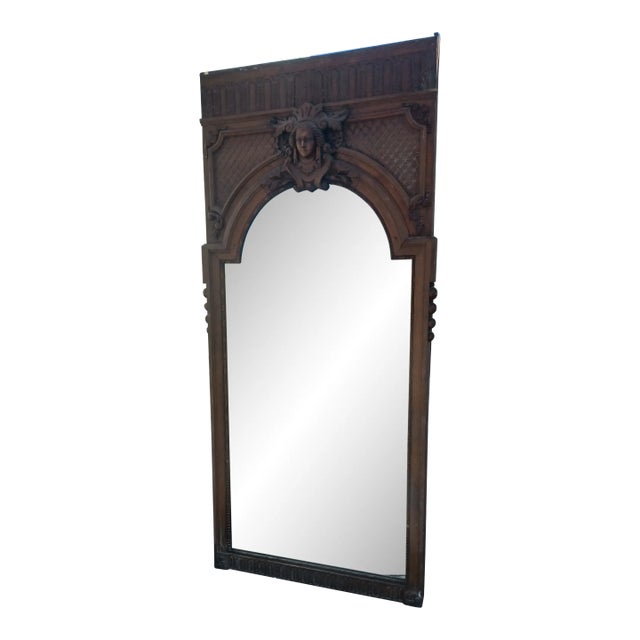Antique Early 19th Century Trumeau Mirror For Sale