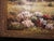Wood Late 20th Century Large Impressionistic European Village Landscape Oil Painting in Custom Gold Frame For Sale - Image 7 of 18