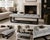 Bespoke Cut Velvet Gray Ottoman Bench With Architectural Metal Base For Sale - Image 4 of 6