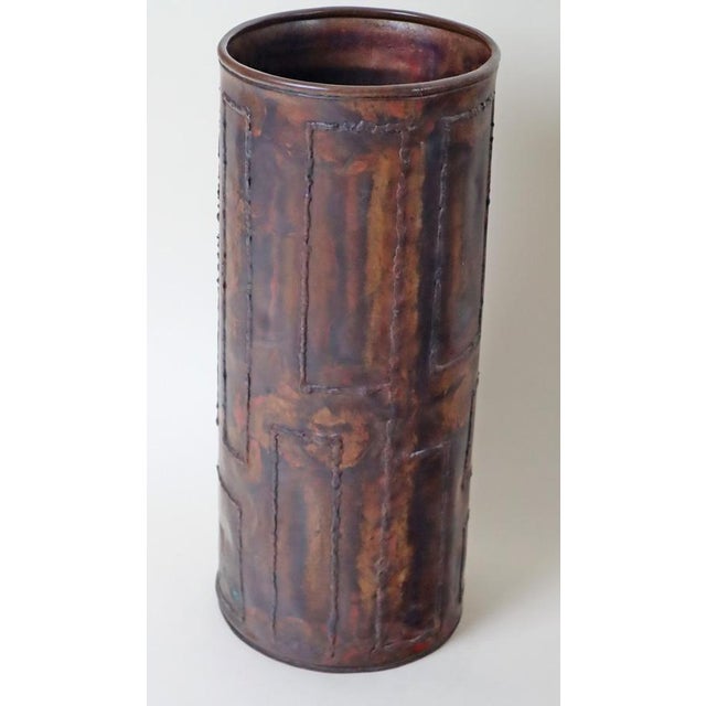Copper Umbrella Stand, Germany, 1960s For Sale - Image 6 of 16