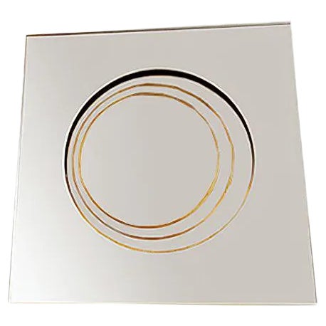 Italian Bronze Mirror by Giannoli, 1960s For Sale