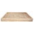 Boho Chic Artifacts Rattan Square Flat Tray, White Wash, 12" For Sale - Image 3 of 6