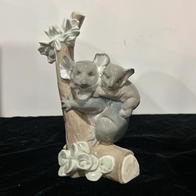 Beautiful porcelain Koala figurine.see in Spain by Lladro. Unique gift for Lladro collector.