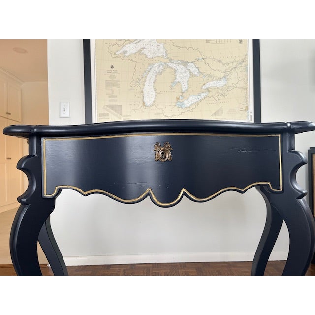 Baker Furniture Company Late 20th Century Baker Furniture Milling Road French Provincial Style Console Table For Sale - Image 4 of 9
