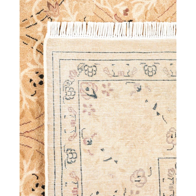 2000 - 2009 Mogul, One-of-a-Kind Hand-Knotted Area Rug - Beige, 6' 3" x 9' 2" For Sale - Image 5 of 8