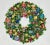 American Trompe l'Oeil Holiday Wreath -- Small For Sale - Image 3 of 3