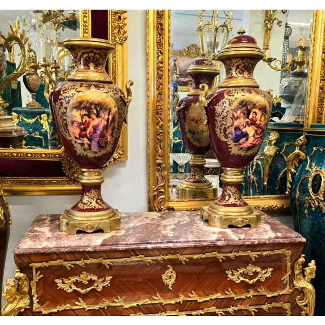 Enhance your home with this exquisite French-style decorative porcelain vase, sold individually and designed to bring...