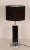 Vintage Chrome & Black Enameled Metal Table Lamp by Goffredo Reggiani, 1970s For Sale - Image 9 of 9
