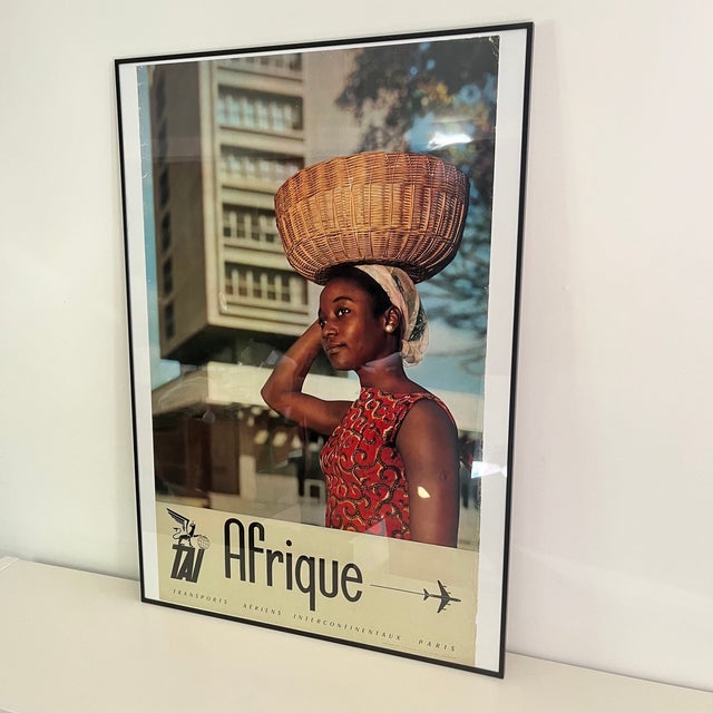 Modern Tai Africa Advertising Poster from Braun Mulhouse, 1960s For Sale - Image 3 of 18