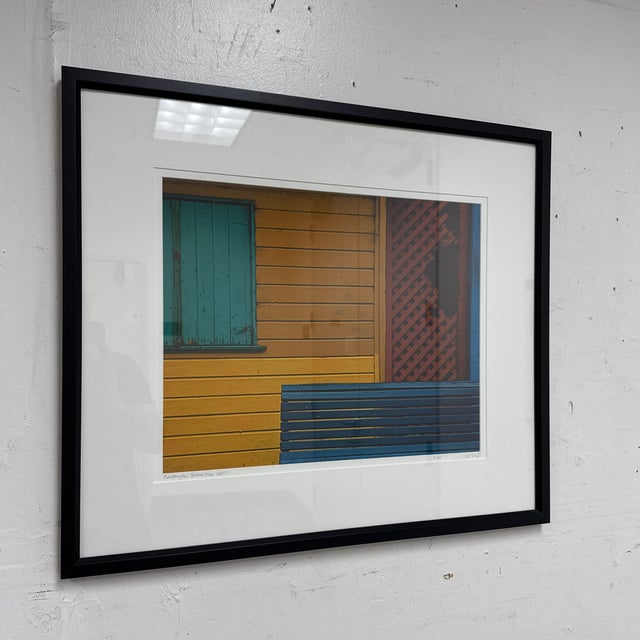 Photorealism Circa 2007 Ravi Anand "Rectangles, Buenos Aires" Framed Photograph Edition 3 of 25 For Sale - Image 3 of 12