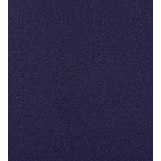 Traditional The House of Scalamandré Canvas Fabric, Midnight For Sale - Image 3 of 3