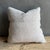 20" x 20" Includes Down Insert. Color: Muddy white, Greige, Oatmeal A truly one-of-a-kind pillow, thoughtfully handcrafted...