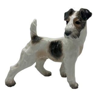 1920s Dahl Jensen Wire Haired Fox Terrier For Sale