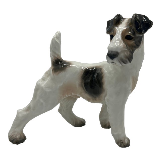 1920s Dahl Jensen Wire Haired Fox Terrier For Sale