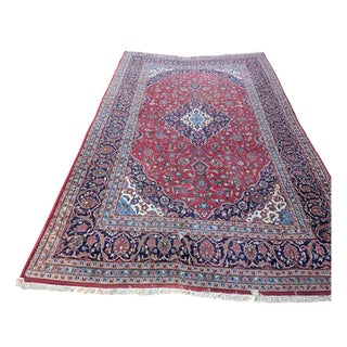 Large Vintage Keshan Rug, 1980s For Sale