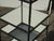 Black Etagere W Eight Mirrored Metal Shelves ~ Narrow Book Shelf Book Case #2 For Sale - Image 9 of 15