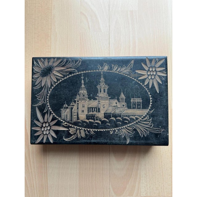 Black Lacquered Wooden Box For Sale - Image 13 of 13