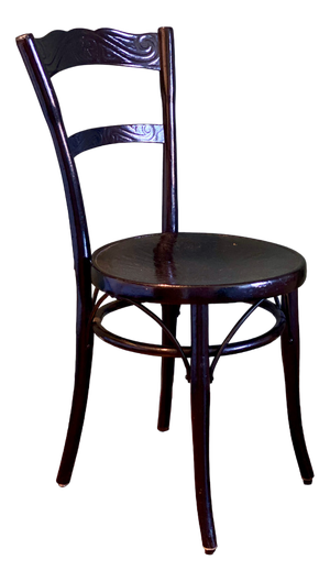 Chair in Curved Seat and Backrest Decorated with Relief by Jacob & Josef Kohn, Czechoslovakia, 1890s
