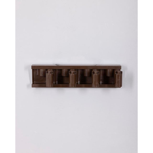 1970s Minivip Wall Coat Rack by Benanti and Brunori for Velca Legano, Italy, 1970s For Sale - Image 5 of 10