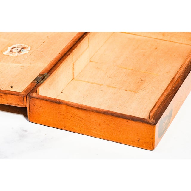 Unusual Rare Large Mauchline Ware Wood Box Robert Burns Antique Victorian Souvenir Scotland Scottish For Sale - Image 10 of 15