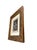 Gothic Framed Halloween Lenticular Hologram Portrait of Girl & Doll in Ornate Gold Leaf Frame For Sale - Image 3 of 6