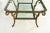 Gold 1970s Oversized Hollywood Regency Gilt Iron Two-Tier Glass Coffee Table For Sale - Image 8 of 13