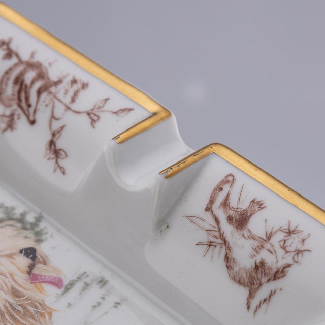 1970s 20th Century French Ceramic Ashtray from Hermès For Sale - Image 5 of 13