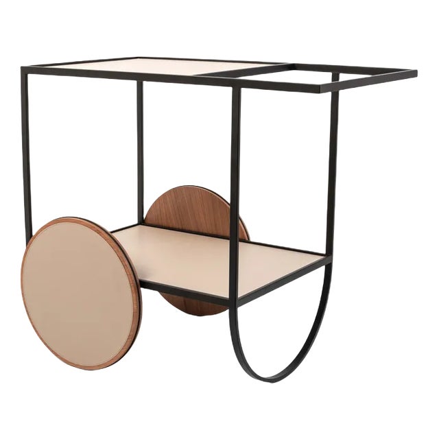 Magenta Serving Cart For Sale