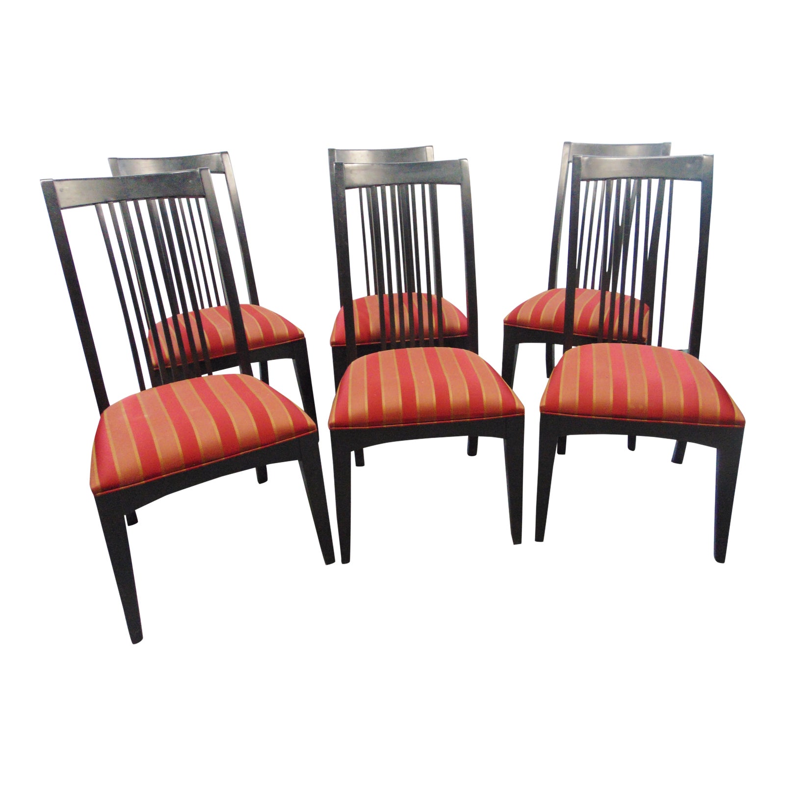 Ethan Allen New Impressions Misson Ebonized Side Chairs Set of 6