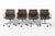 This set of four authentic Eames for Herman Miller Aluminum Group Thin Pad office chairs were manufactured in 2008 (50...