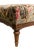 French 19th C Louis XVI Tapestry Footstool or Ottoman For Sale - Image 4 of 8