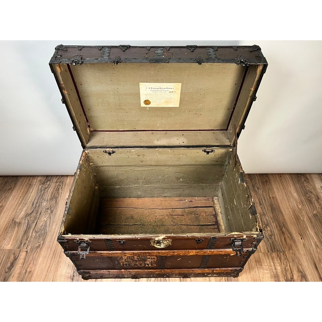C.A. Taylor Touring Trunk of John B. Cordaro, Paul Whiteman Orchestra Reed Player, C. 1930s For Sale In Boston - Image 6 of 11