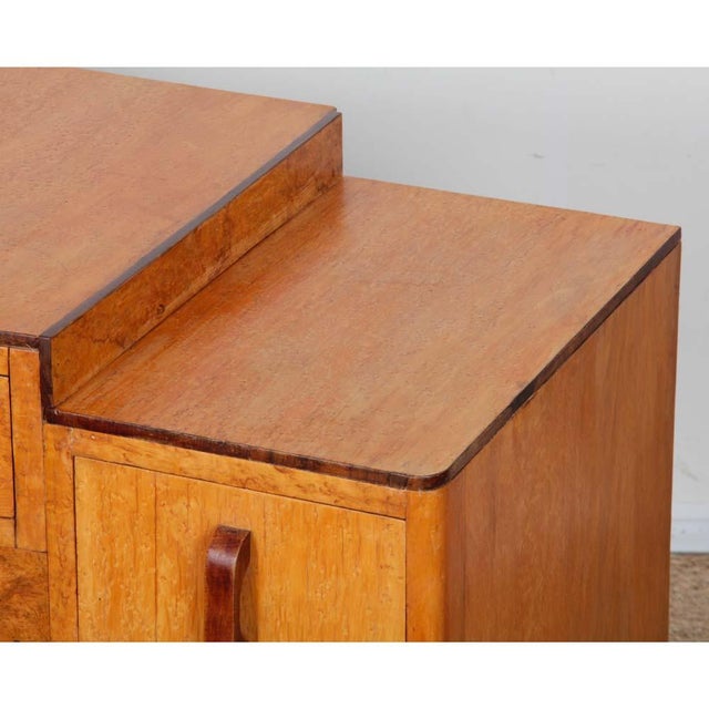 Burl Wood Dressing Table, 1930s For Sale - Image 3 of 7