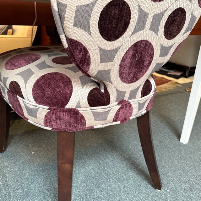 2010s Mitchell Gold Geometric Side Dining Chair For Sale - Image 5 of 12