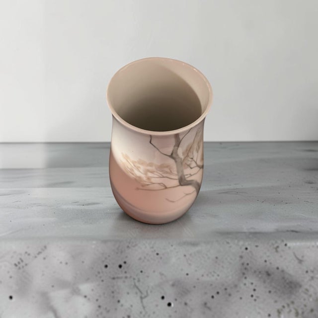 Bing & Grondahl Mid-20th Century Porcelain Vase from Bing & Grøndahl, Denmark For Sale - Image 4 of 6