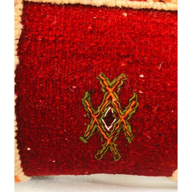 Textile Tribal Wool Vintage Kilim Cushions, a Pair For Sale - Image 7 of 10