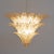 Mid-Century Modern Vintage Gold-Palmette Murano Glass Pendant Light, 2000 For Sale - Image 3 of 12