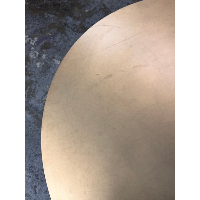 Metallic Gold Occasional Side Table For Sale In San Francisco - Image 6 of 12