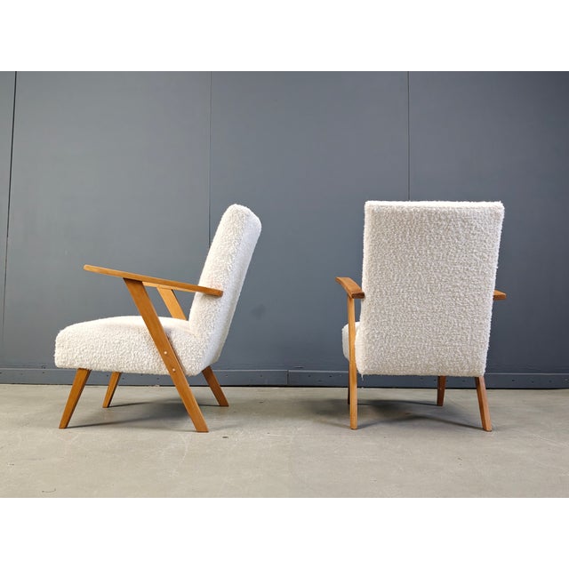 Mid-Century Dutch Armchairs, 1960s, Set of 2, in Good conditions. Designed 1960 to 1969