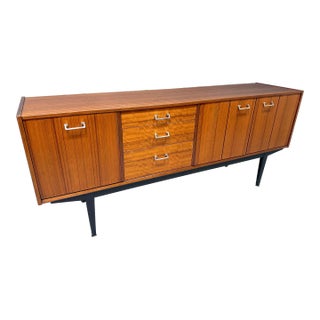 1960s Mid Century Modern Danish Style Sideboard by Nathan Quality Furniture For Sale