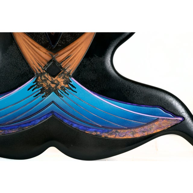 Contemporary 1980s Scarab Totem Abstract New Age Surreal Sculpture by Mickey Kane For Sale - Image 3 of 10