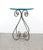 Brass Metal and Glass Round Side Table, Circa Late-20th Century For Sale In New York - Image 6 of 13