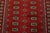 2020s Bokhara Rug 4’8” X 6’1” Red Wool Tribal Hand-Knotted Oriental Carpet For Sale - Image 5 of 12