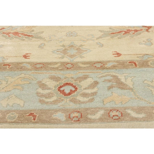 Early 21st Century Vintage Modern Turkish Oushak Rug - 10'01 X 14'09 For Sale - Image 5 of 10