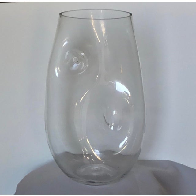 Vintage Amorphic Hand Blown Glass Floor Vase Chairish