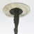 Early 20th Century Art Nouveau French Black Patinated Bronze and Marble Circular Ostrich Leg-Shaped Side Table For Sale - Image 6 of 9