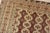 Turkmen Rug 4’2” X 6’4” Ivory Wool Vintage Tribal Hand-Knotted Carpet For Sale In Philadelphia - Image 6 of 13